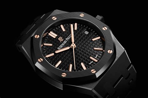 audemars piguet 34mm black ceramic royaloak|audemars piguet oak price.